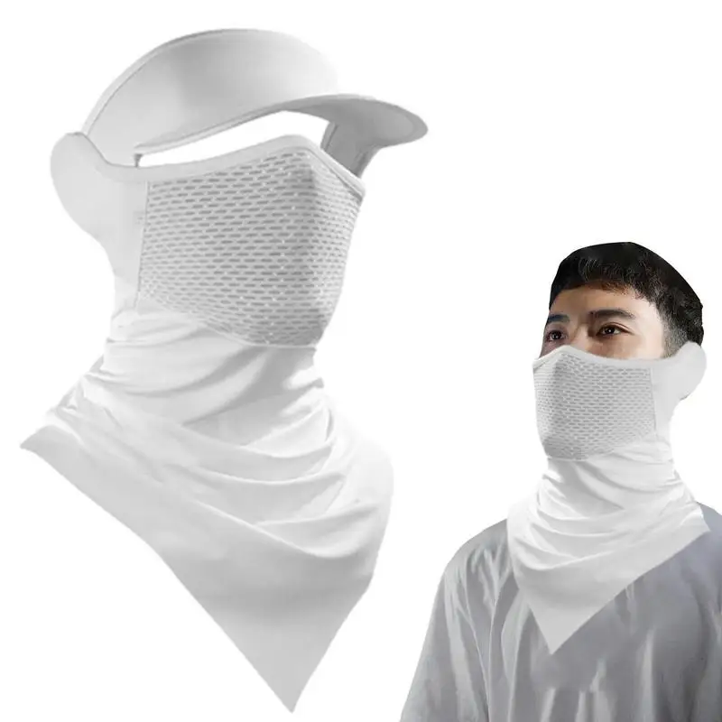 

Face Cover Scarf Full Face Covers For Summer Sunscreen Face Veil With Cold Feeling Lightweight 360-Degree Sun Protection Unisex