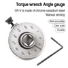Torque Wrench Torquemeter Dial Hand Tool Auto Service Equipment Garage Calibrated In Degrees Automotive Tools Car Repairing 6