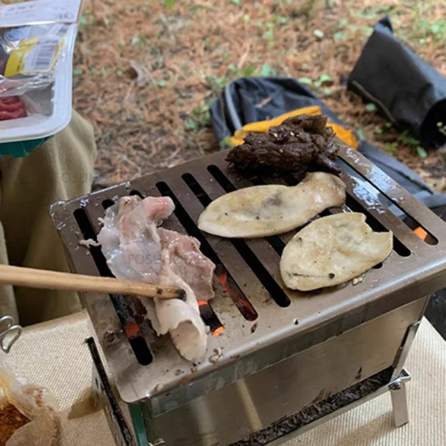 Északi Rozsdamentes Acél Chimeneák Kültéri Fűtő Kandallókhoz Hordozható Kivehető Téli Kemping Mini Tűzifa Kályhák - Image 4