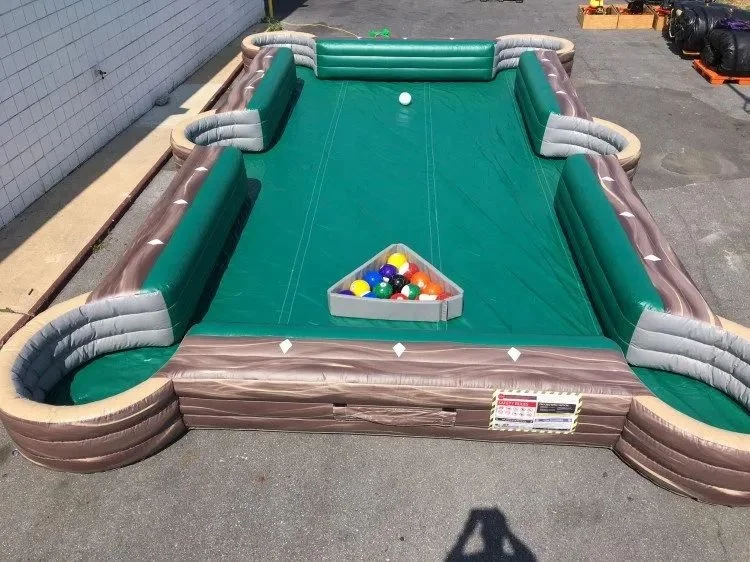 Inflatable Billiards PoolInflatable Snooker Ball Game Soccer Pool Table Inflatable Billiard Ball