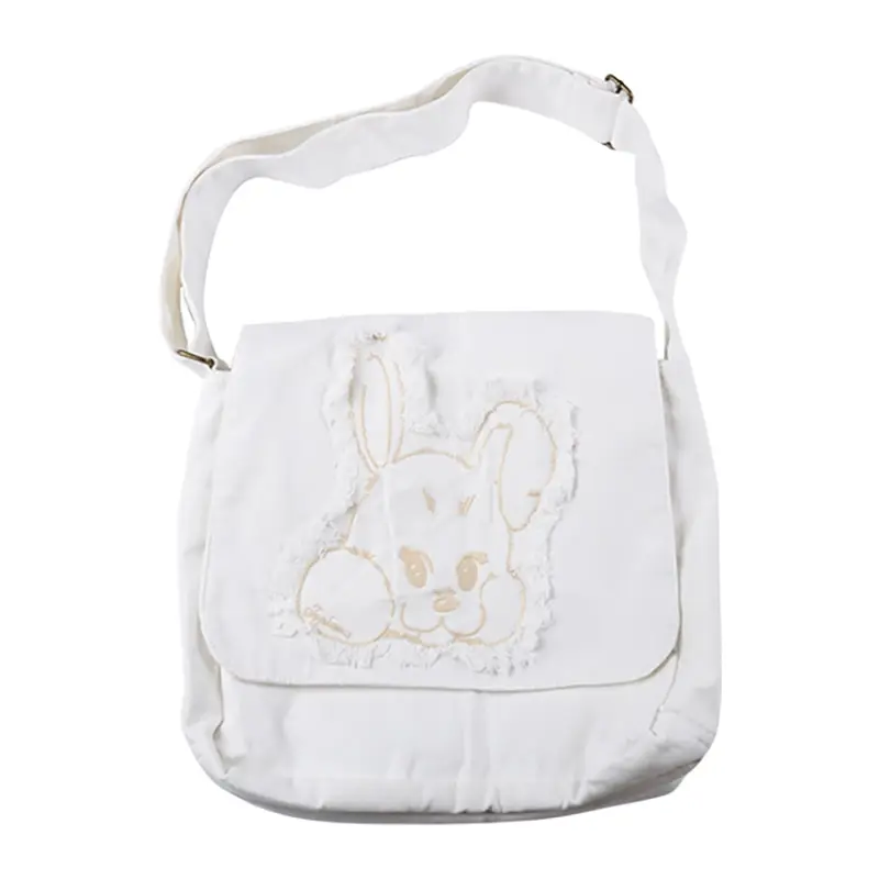 HarajukuFringedSideRabbitEmbroideredShoulderBagFemaleStudent