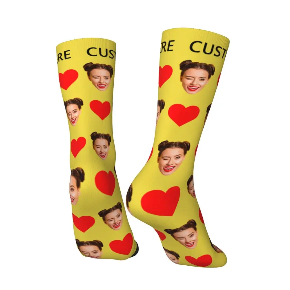 Personal Custom Avatar Printed Socks Cozy Sport Middle Tube Socks Cotton for Unisex Birthday Present 39 S9e7358d349424b39948115dc3208130aN