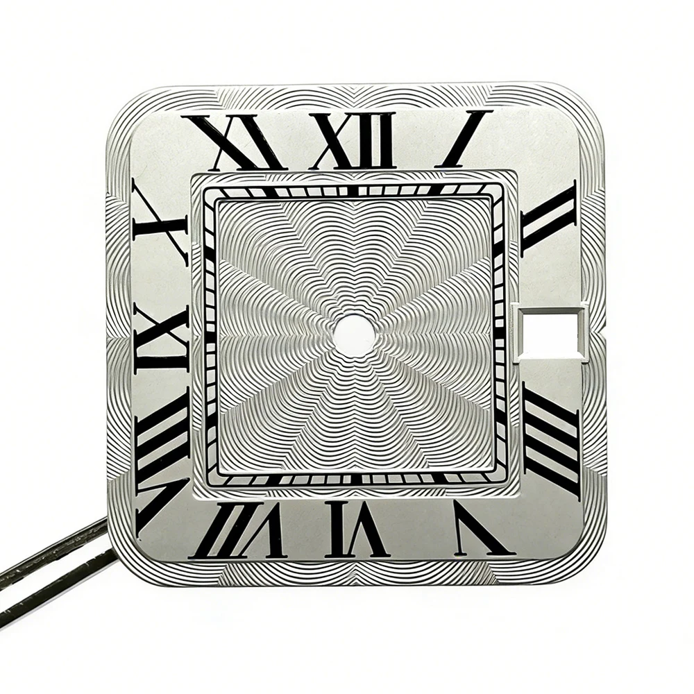 Golden Stainless Steel Waterproof Watch Case and Strap for 38MM Square Men's Watch