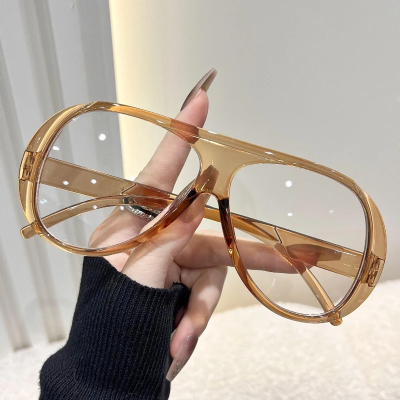 Vintage Aviator Oversized Pilot Sunglasses - Trendy Luxury Design