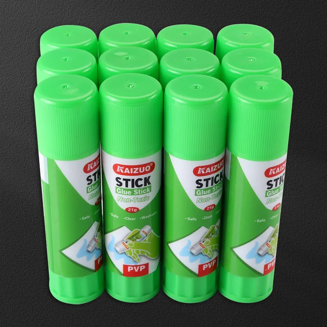 12pcs Engraver Special Non-toxic Washable Glue Stick For 3D