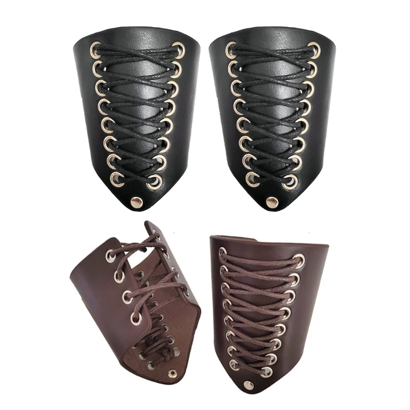 

Leathers Laces Wristband Protector Hunting Bow Tool Arm Protector Bow