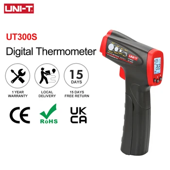 UNI-T UT300S termometro digitale a infrarossi termometro senza contatto industriale pistola digitale dispositivo di misurazione della temperatura