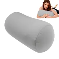 Microbead Pillow Neck & Back Support Travel Pillow Head Cervical Back Cushion Flexible Support Foam Particles Cylindrical Pillow 1