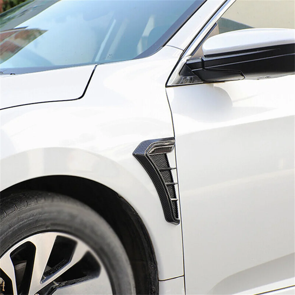 Wing Vent Cover Für Smart Fortwo 453 2015-2021 - Seitenschlitzverkleidung Glänzend Schwarz