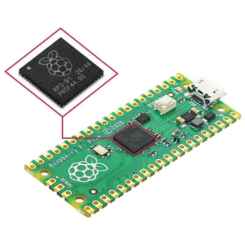 

Raspberry Pi Pico Master Chip RP2040 Built-in 264KB Memory dual-core high-performance low-power for Raspberry Pi Pico