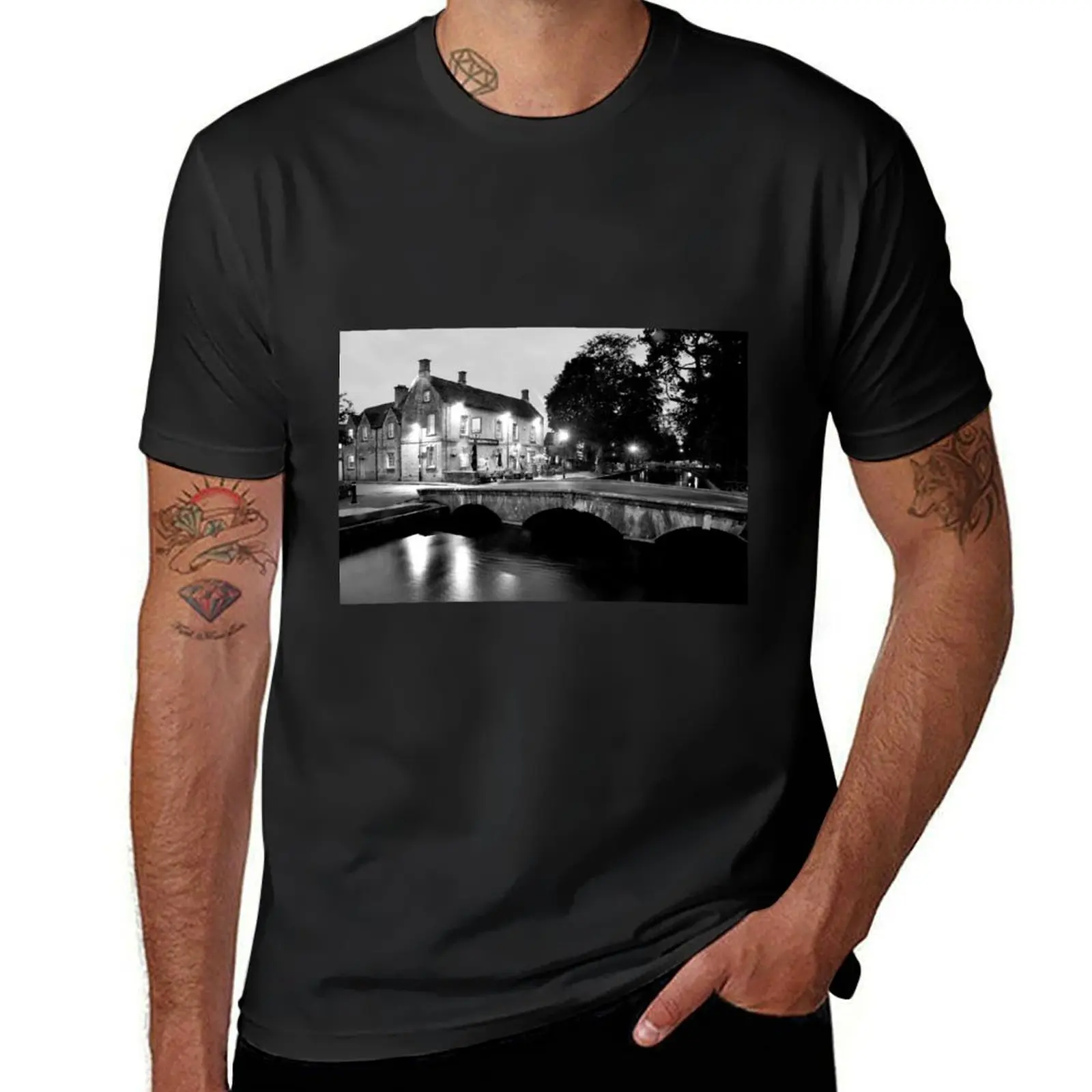 Kingsbridge Inn Bourton on the Water Cotswolds Gloucestershire T-Shirt blanks quick-drying oversized workout shirts for men
