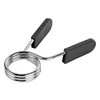 2pcs/lot 25/28/30mm Barbell Clamp Spring Collar Clip Gym Dumbbell Lock Standard Weight Lifting Kit Fitness Body Building Workout 6