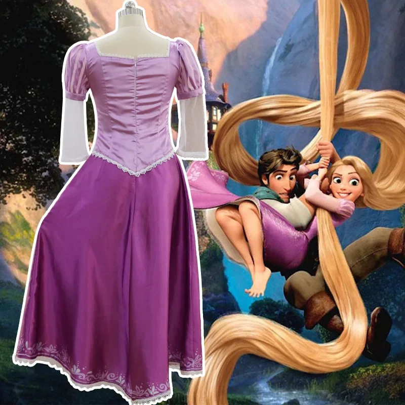 Rapunzel Costume Adult Girls Rapunzel Carnival Halloween Party