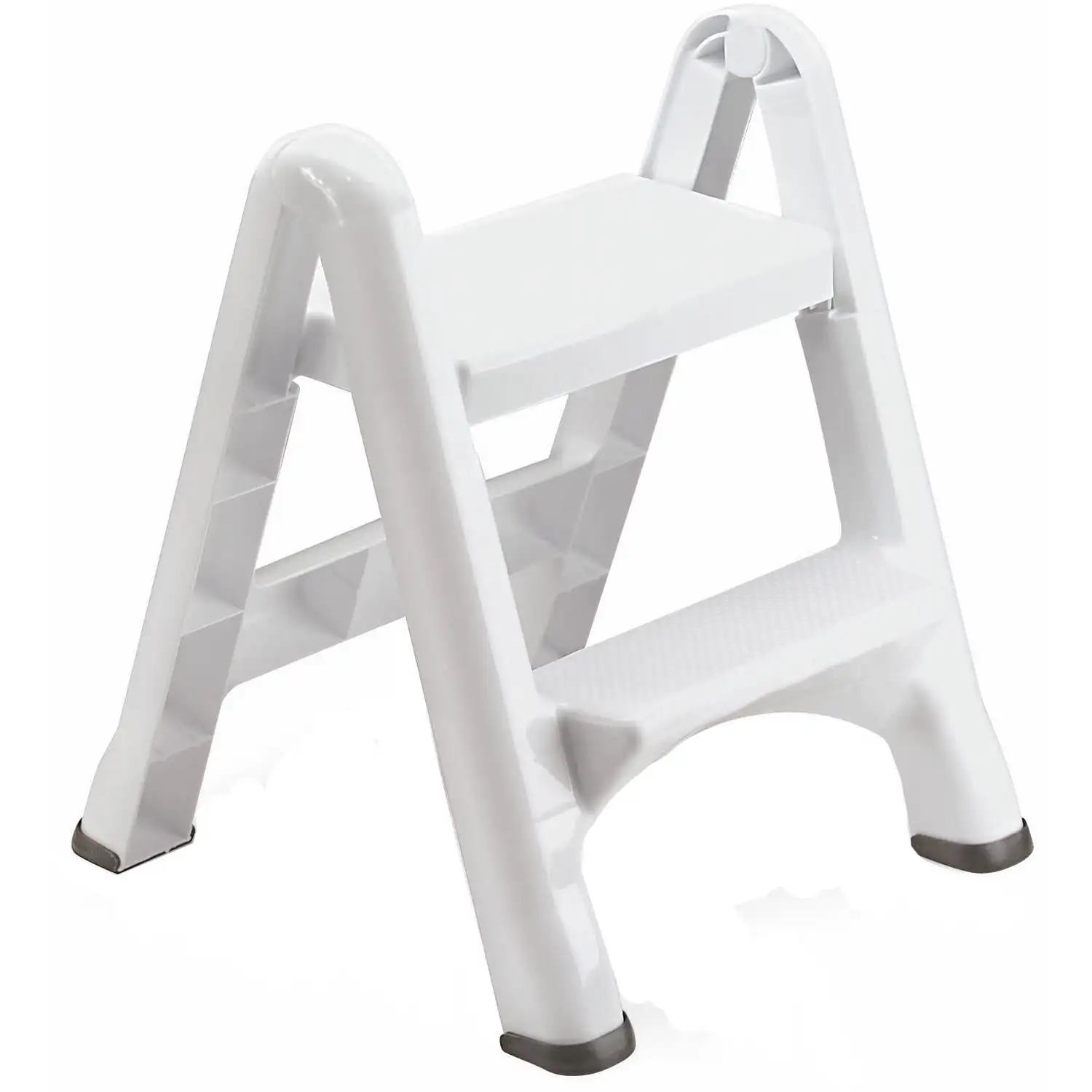 

Rubbermaid EZ Step Folding 2-Step Stool, White