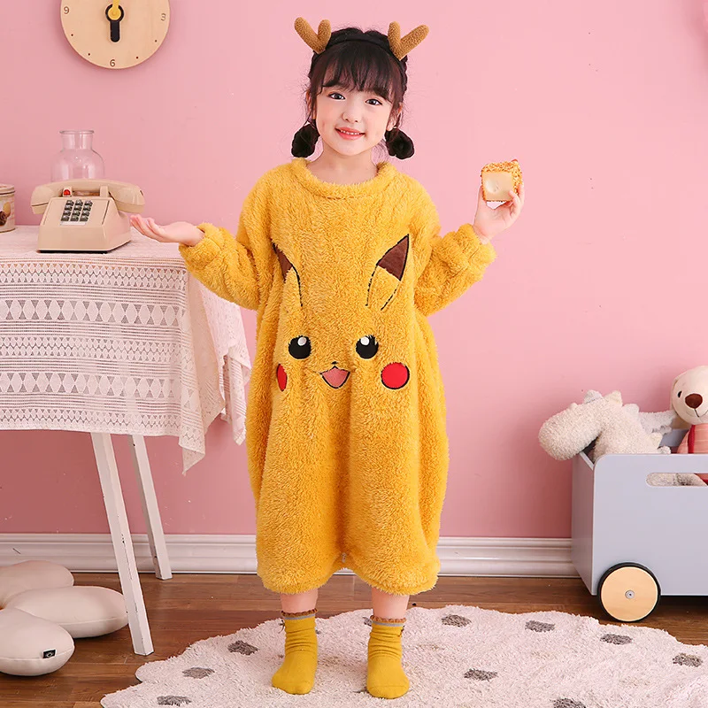 Winter Romper Baby Warm Flannel One-piece Infant Clothes Cute Cartoon 2022 Boys Girls Jumpsuit Homewear Pajamas cotton pajama sets Sleepwear & Robes