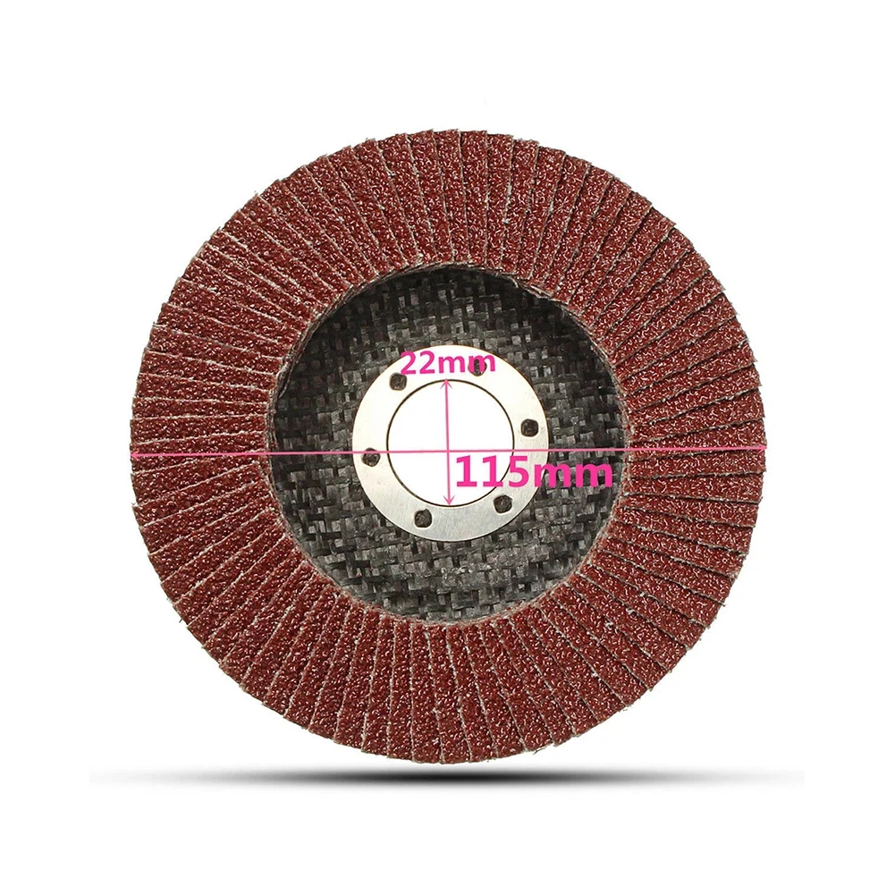 

High Quality Flap Sanding Disc Accessories 115mm 22 Mm 2pcs 4.5Inch 60 GRIT 60Grit Aluminium Oxide Blades Flap
