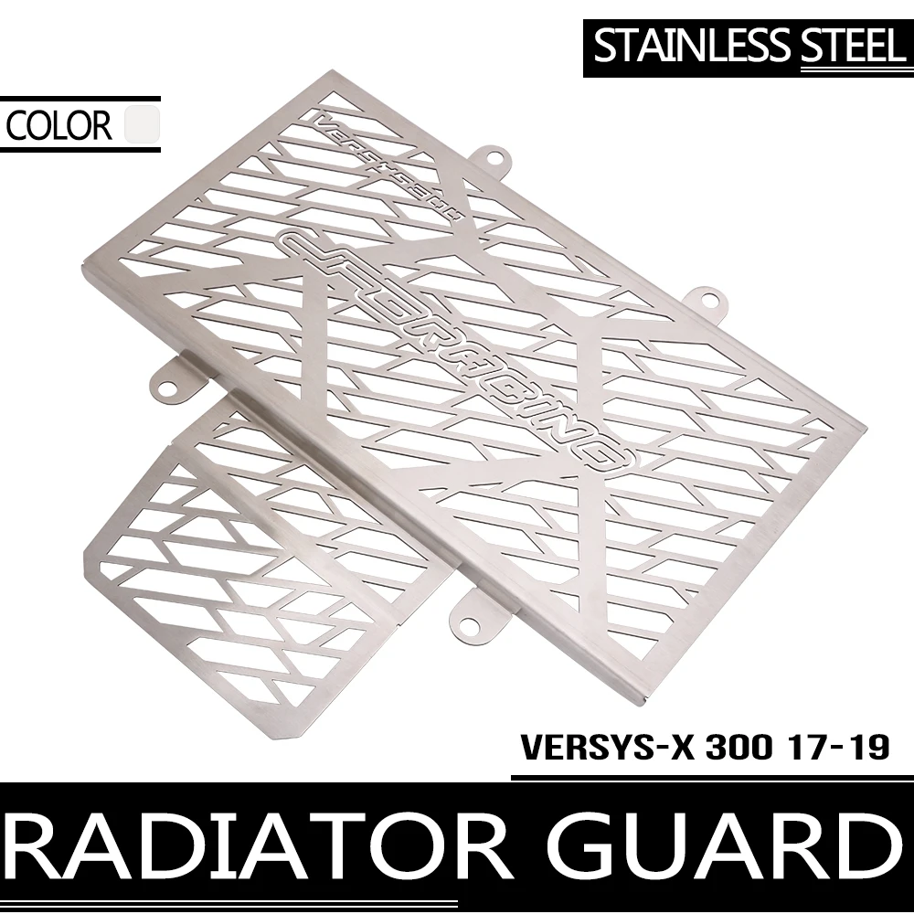 

Motorcycle Accessories Radiator Guard Protector Grille Grill Cover For KAWASAKI VERSYS-X 300 2017-2019