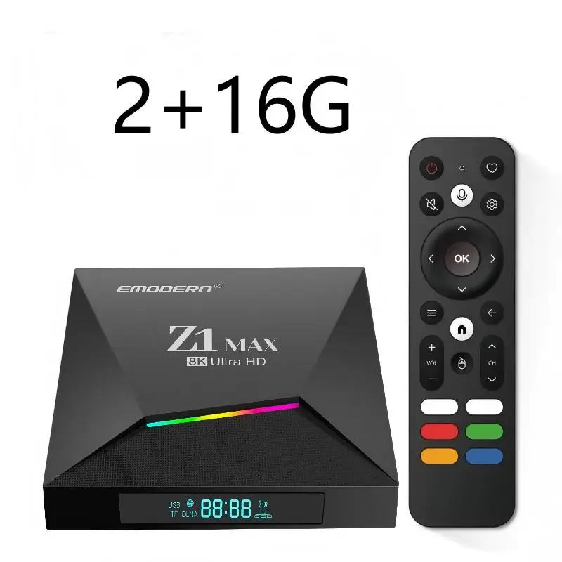 8K TV Box Android 15 Z1 Max 4G 5G Dual WiFi Media Player Support