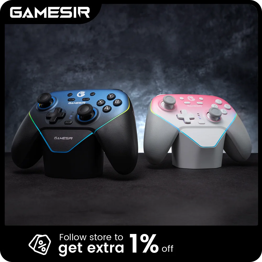 GameSir Super Nova Wireless Controller with Charging Station and Hall Effect Technology