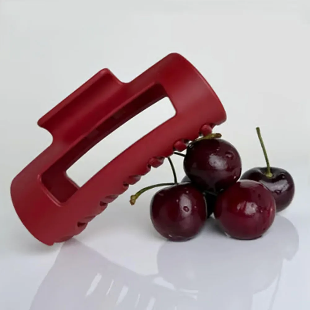 4-1PCS Soft Hair Claw Cloud Clips Elastic Fashion Shark Cozy Clip Flexible Unsnappable Claw Clips Summer Beach Hair Accessories