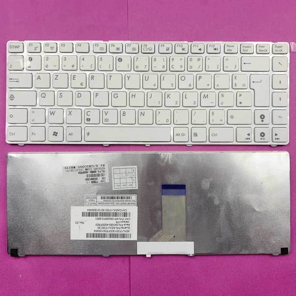 AZERTY FR Французская клавиатура для ноутбука ASUS A42 N82 X42J K42 K42J A42JC X42 X42F X42JA X42JB X42JE