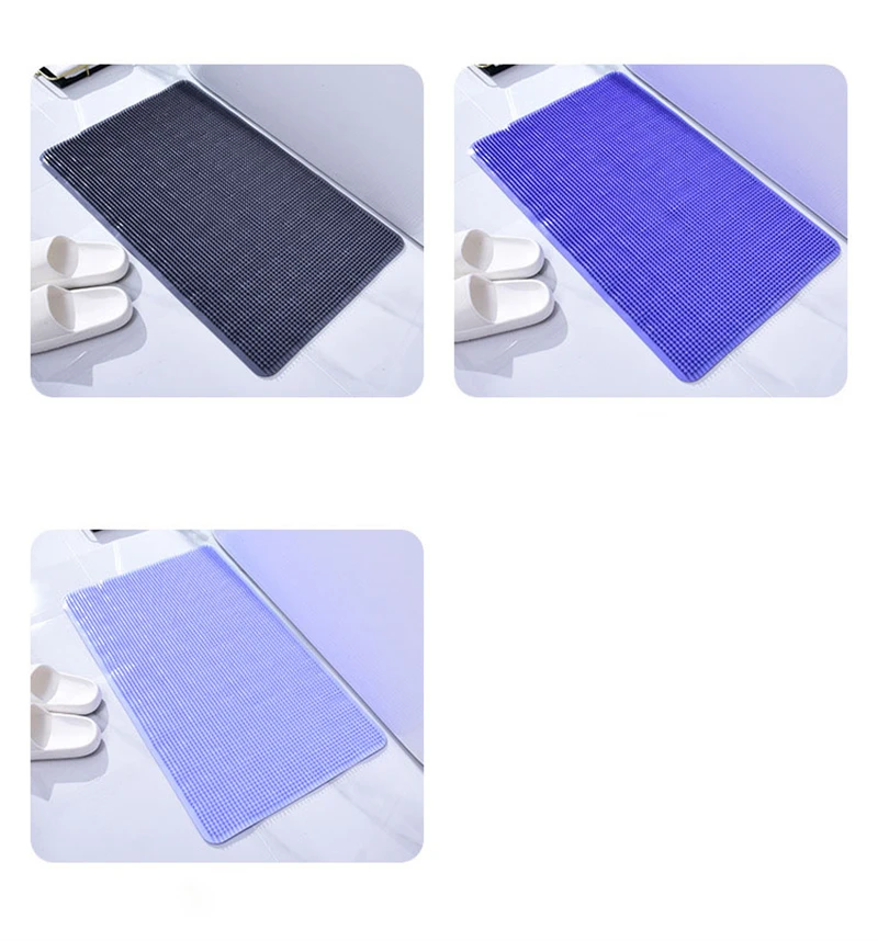 Bath Mats For Bathroom Floor Washable Pvc Shower Mat Antifatigue Massage Floor Mats With Suction Cups Non-Slip For Tub Shower And Bath Room 44X70 Cm 22 Bath Mats For Bathroom Floor Washable Pvc Shower Mat Antifatigue Massage Floor Mats With Suction Cups Non-Slip For Tub Shower And Bath Room 44X70 Cm