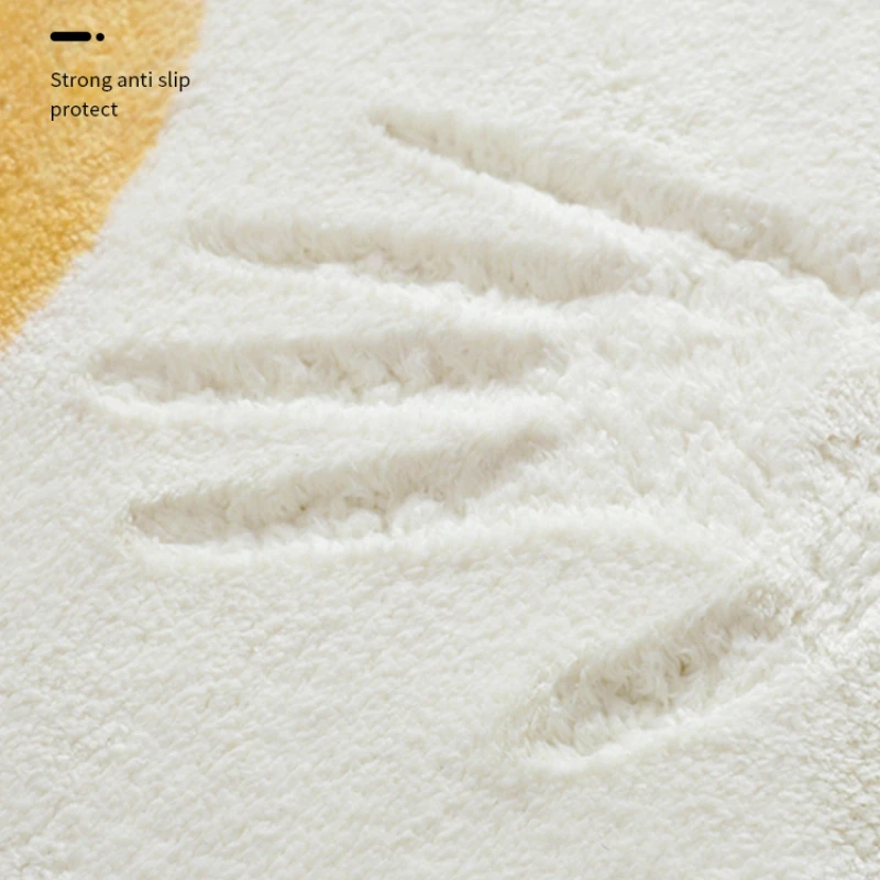 Cartoon Style Carpets for Living Room Thicken Anti-slip Children Rug Cute Round Bedroom Decor Plush Carpet Fluffy Soft Study Mat - Image 5