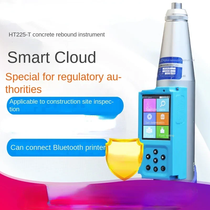 

Applicable to HT225-T Integrated Digital Display Concrete Strength Detector Digital Display Touch Screen Rebound Hammer
