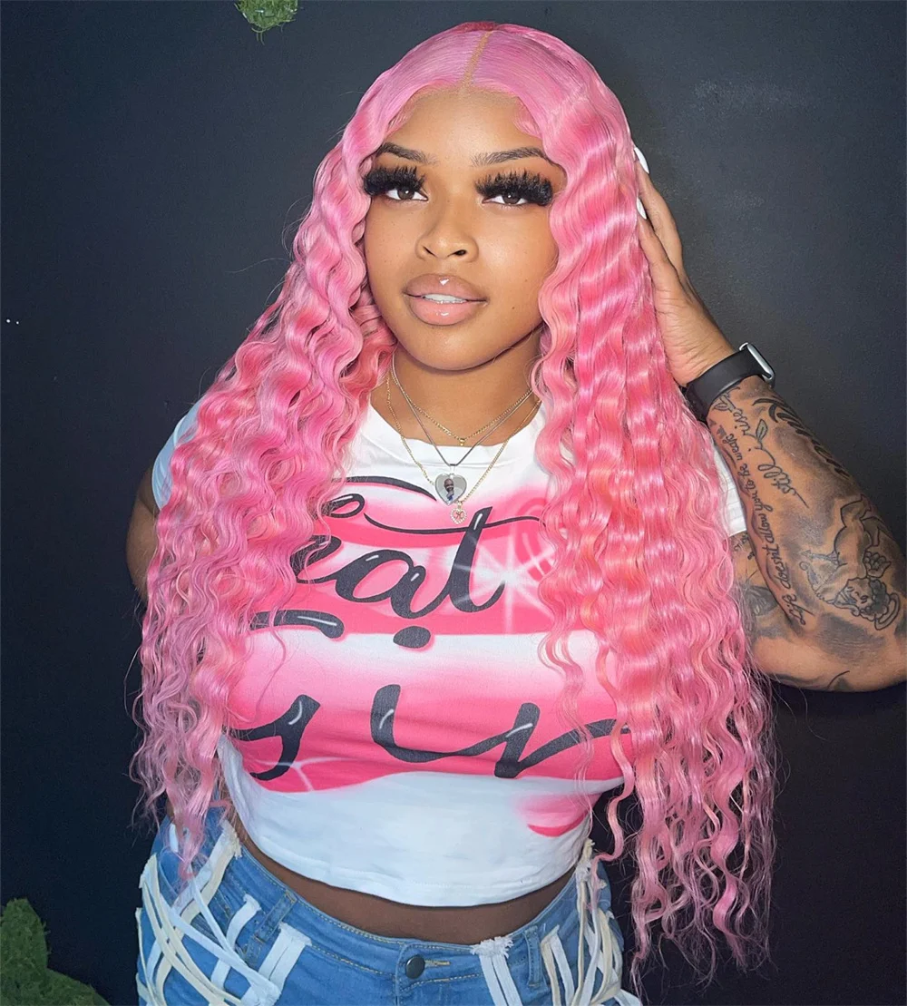 

Женский парик с прозрачной кружевной передней частью, 13 х6 цветов