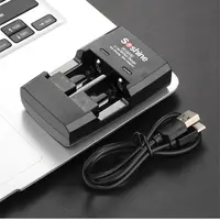 Universal CR123/CR2 14250 16340 USB Charger Lithium Battery Dual Charger Battery Charger New Portable 3