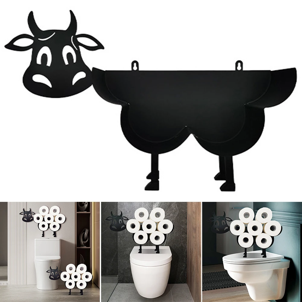 Description Picture 5 of itemAnimal Shape Standing Roll Paper Organizer Metal Decorative Toilet Paper Holder Waterproof Anti-Corrosion for Bathroom Ornaments