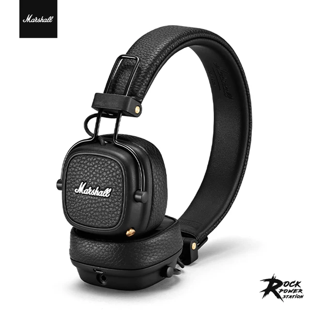 MARSHALL-auriculares inalámbricos con Bluetooth, audífonos con micrófono  Original, estilo Rock Vintage, para viajes al aire libre, MOR III -  AliExpress