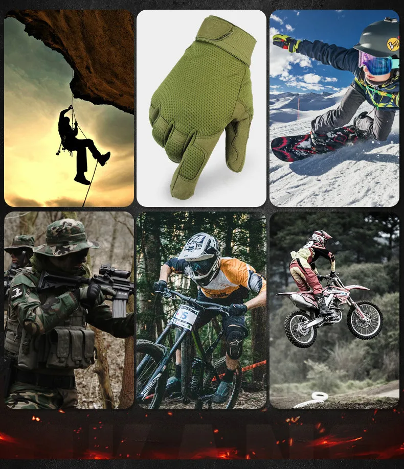 mens leather winter gloves Army Military Men's Tactical Gloves Winter Full Finger Gloves Outdoor Sports Anti-Slip Shooting Paintball Airsoft Bicycle Gloves best mens mittens