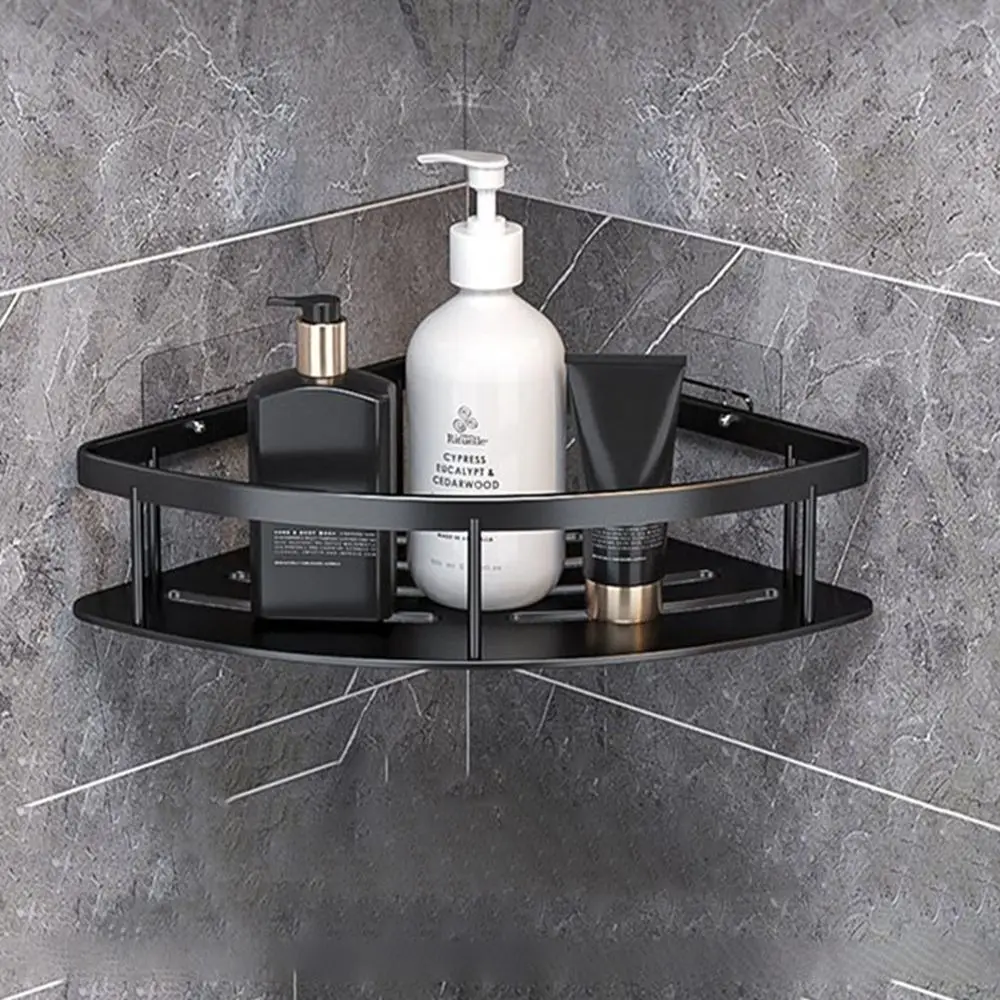 No-drill Corner Shelf Shower Storage Rack – The Deco Corner