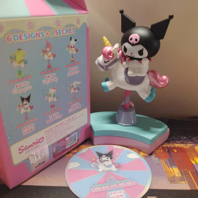 Três Lio Dream Carousel: Uma Coleção Encantadora de Bonecas Sanrio para Crianças 6 Bonecas Sanrio Encantadoras para a Imaginação Infantil