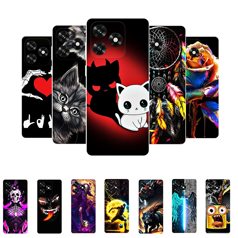Cute Cat Soft TPU Protective Bumper Case