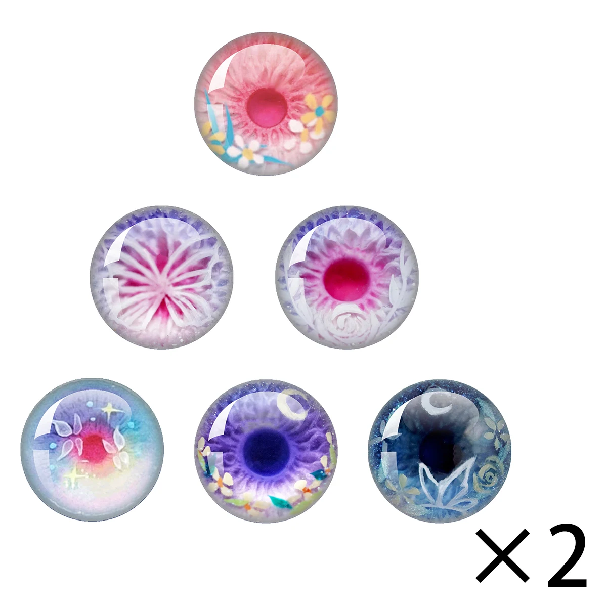 Blyth Doll Bjd Toy Anime Doll Glass Eyes Cabochon Round 10Mm-40Mm Dragon Cat Eye Toys Accessorio Per Gioielli Fai Da Te Mix Pupilla Eye Cameo