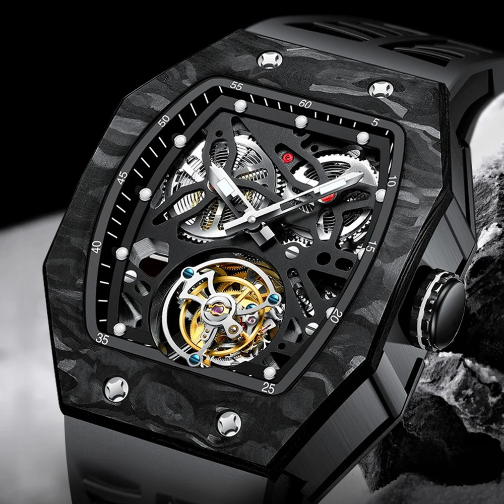 Flying Tourbillon Top Tourbillon Watches Crypto King Flying Tourbillon  NIGHT WOLF Watch Philipp Plein