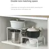 1/2PCS Storage Rack Wrought Iron Hollow Drain Shelf Single Layer Bedroom Bathroom Kitchen Storage Holder Home Accessories 3