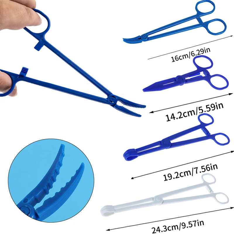 

1 шт. медицинские пластиковые щипцы для гемостата, острые плоскогубцы для рта, хирургические инструменты для первой помощи