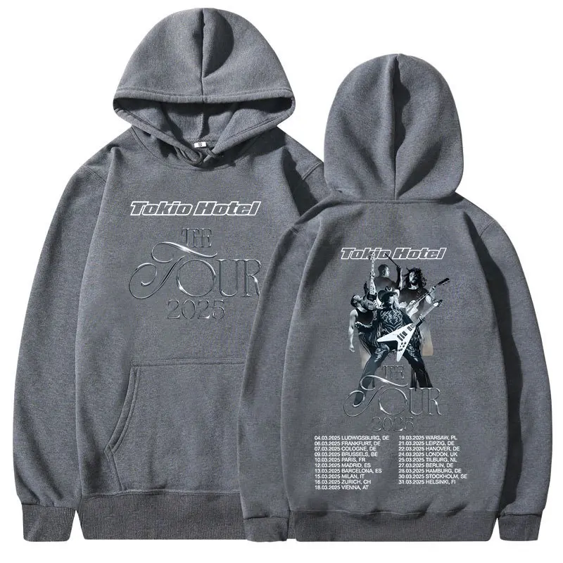 German Rock Band Tokio Hotel The Tour 2025 Hoodies Men Women