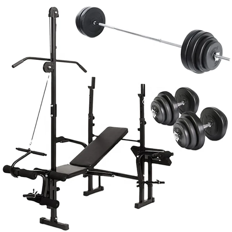 Dumbbell Set Physionics Weight Bench Training Set Weight Bench