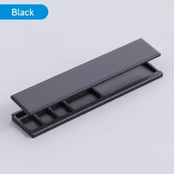 Ergonomic Memory Foam Keyboard Wrist Rest and Desktop Organizer for Comfortable Typing and Pain Relief (Sponge Black)