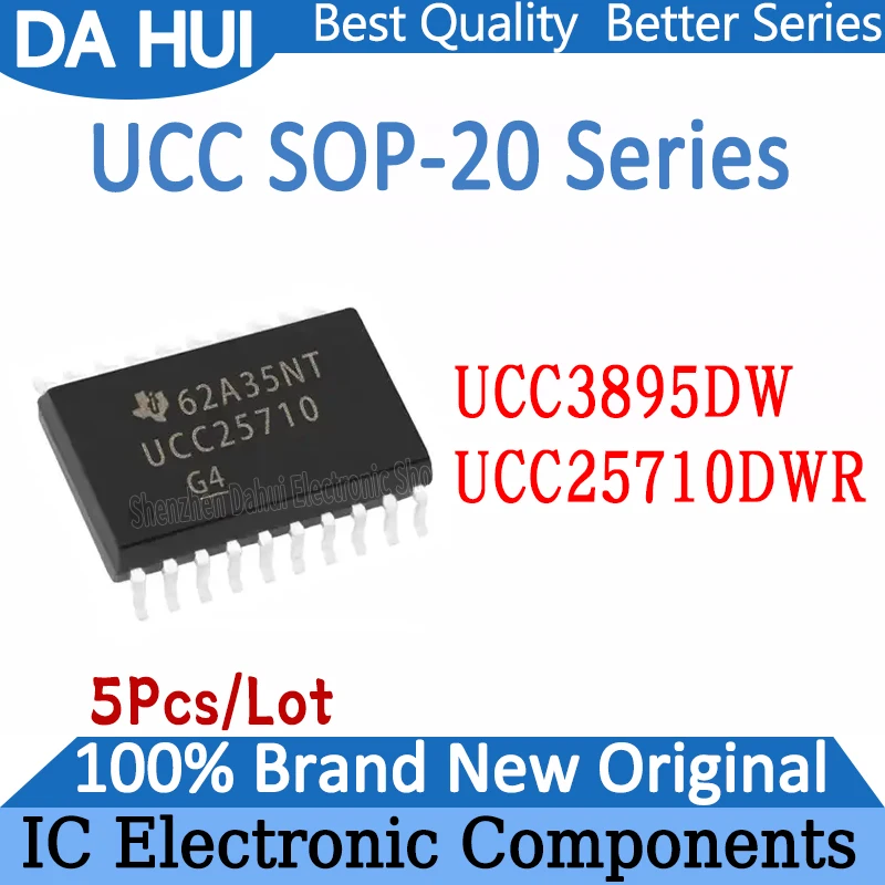 

5Pcs/Lot UCC3895DW UCC25710DWR UCC3895 UCC25710 3895 25710 SOP-20 IC Chip