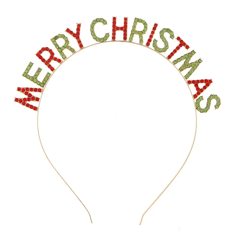 2023 Fashion Letter Hair Accessories Merry Christmas Christmas Hairband New Year Headband