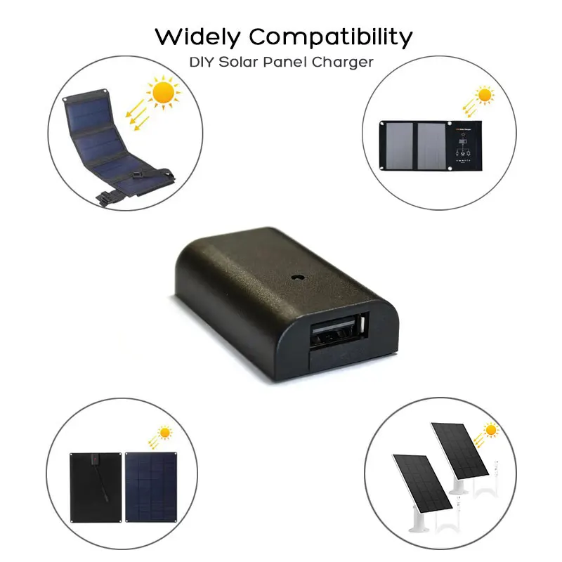 Upgraded Restart Charge Automatical Solar Controller 5V 2A(Max.) USB Voltage Stabilizer Solar Panel Inverter Battery Regulator