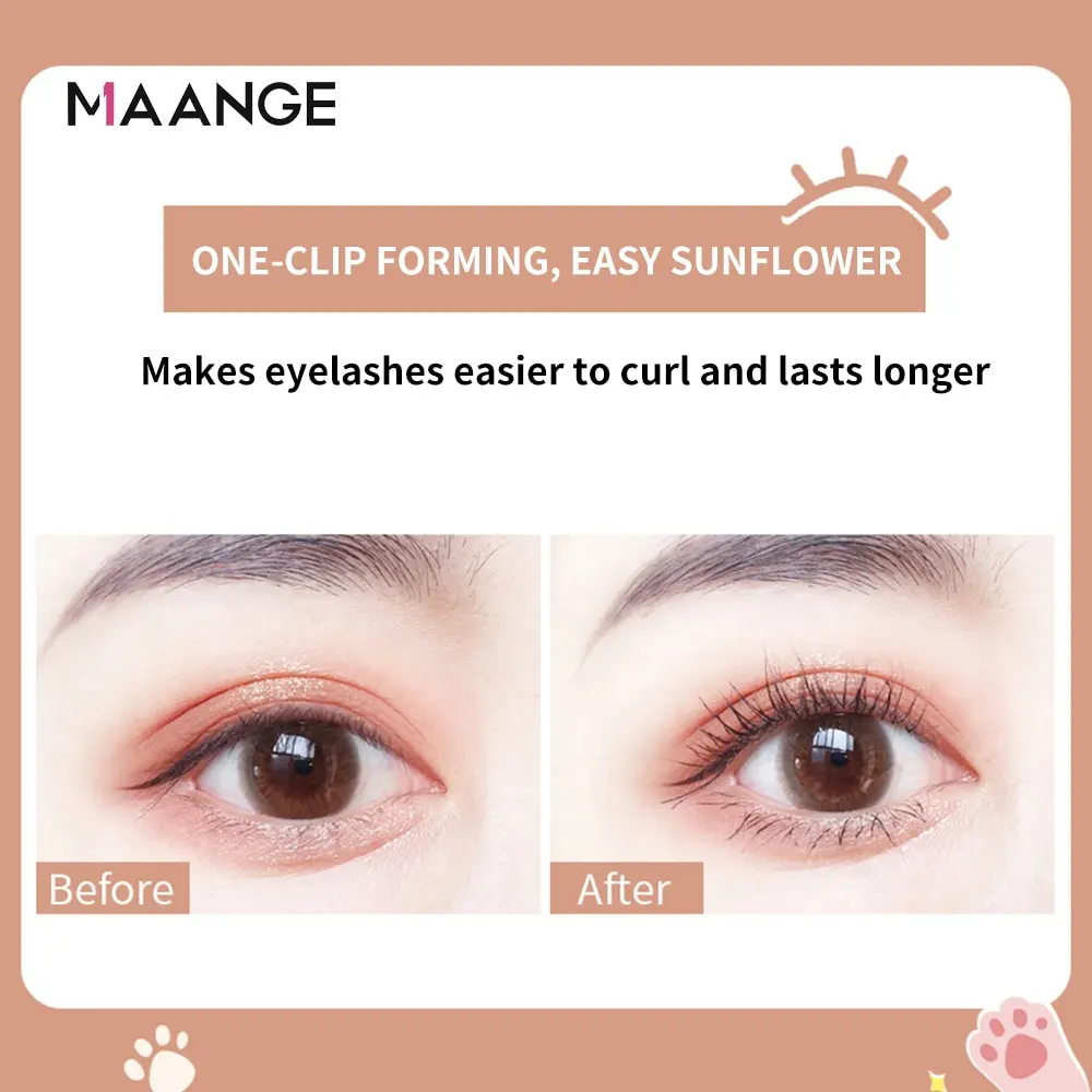 Eyelash Curler Purple Cat Claw Fits All Eyelashes Shape 2PCs/lot for Women