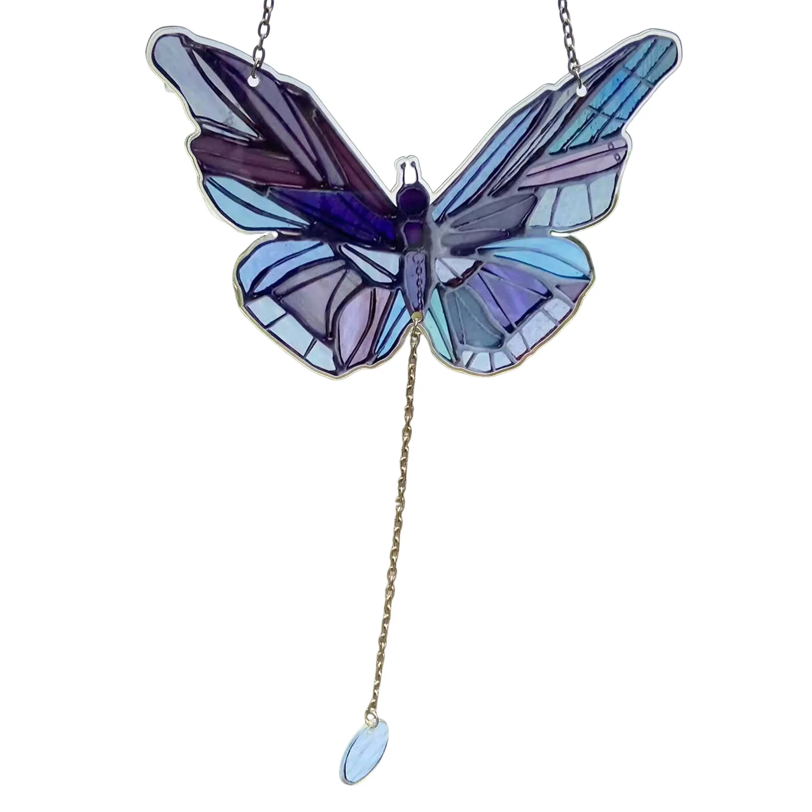 Colorful Butterfly  Pendant Window Pendant Hanging Ornament for Indoor Outdoor Decor