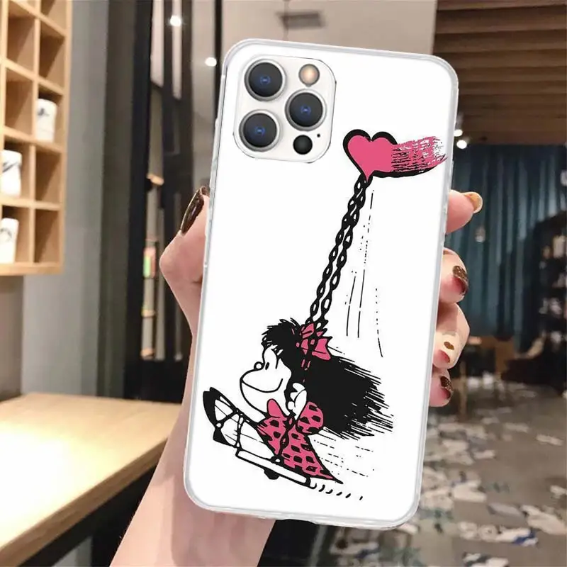 Cartoon Cute Mafalda Custom Soft Phone Case