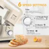 1pc Stand Mixer, Tilt-head Mixers, Kitchen Electric Dough Mixer, For Household Aids, 300W 3.8QT Stainless Steel Bowl, US Plug 4